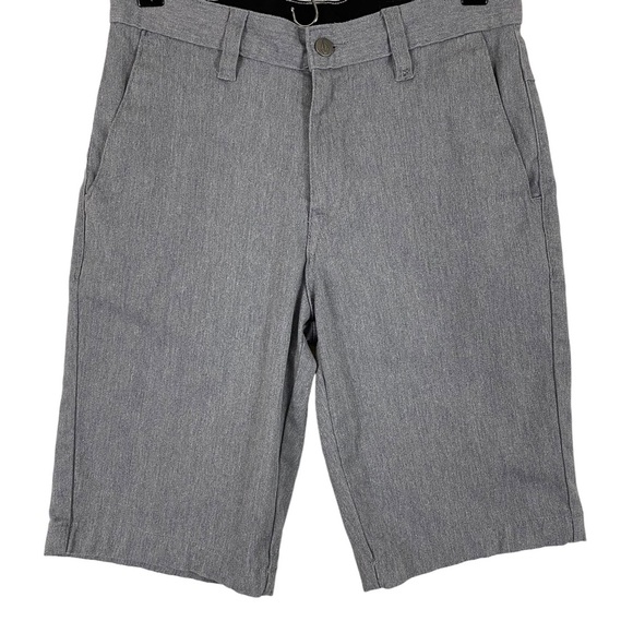 VOLCOM Mens Chino Shorts True To This Size 28 Gray Pockets Cotton Blend - Picture 1 of 7